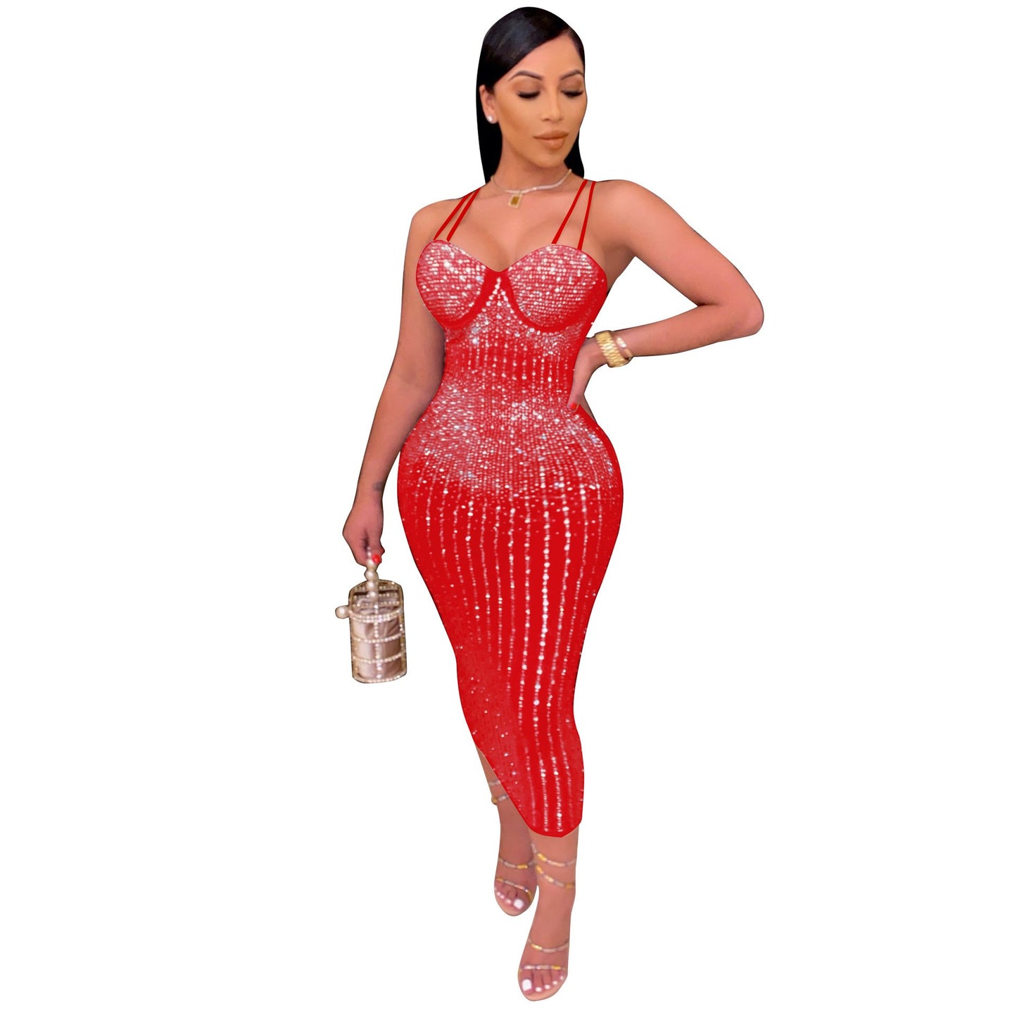 Wholesale New Casual Dress Ladies Elegant Ladies Long Sleeve Dress Ladies Casual Plus Size 5XL