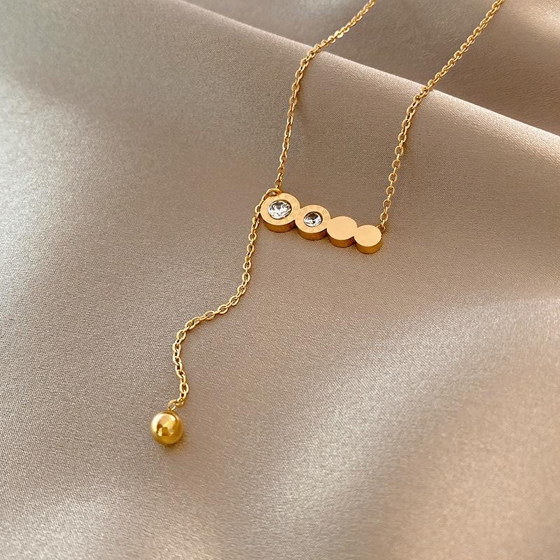 Cadena Para Mujer 18k Gold Plated Butterfly Heart Shaped Clover Custom Women's Necklace Stainless Steel Jewelry Necklace