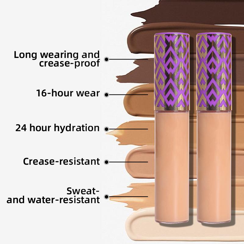 High Quality Private Label Vegetarian Full Coverage Waterproof Concealer Liquid Custom HD Concealer