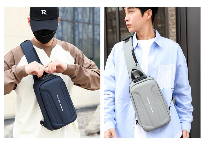 Wholesale Waterproof Single Shoulder Bag Men's Multifunctional Leisure Chest Bag