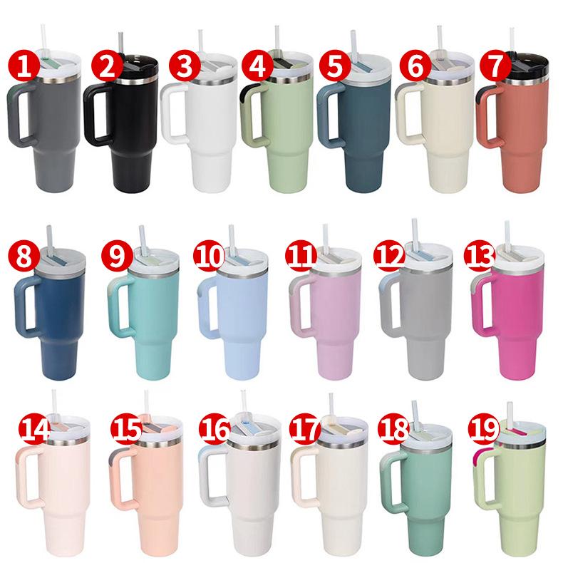 Usa Warehouse H2.0 Flowstate Stainless Steel Coffee Mug Travel Mug 30 Oz 40 Oz Sublimation Glass Cup With Handle
