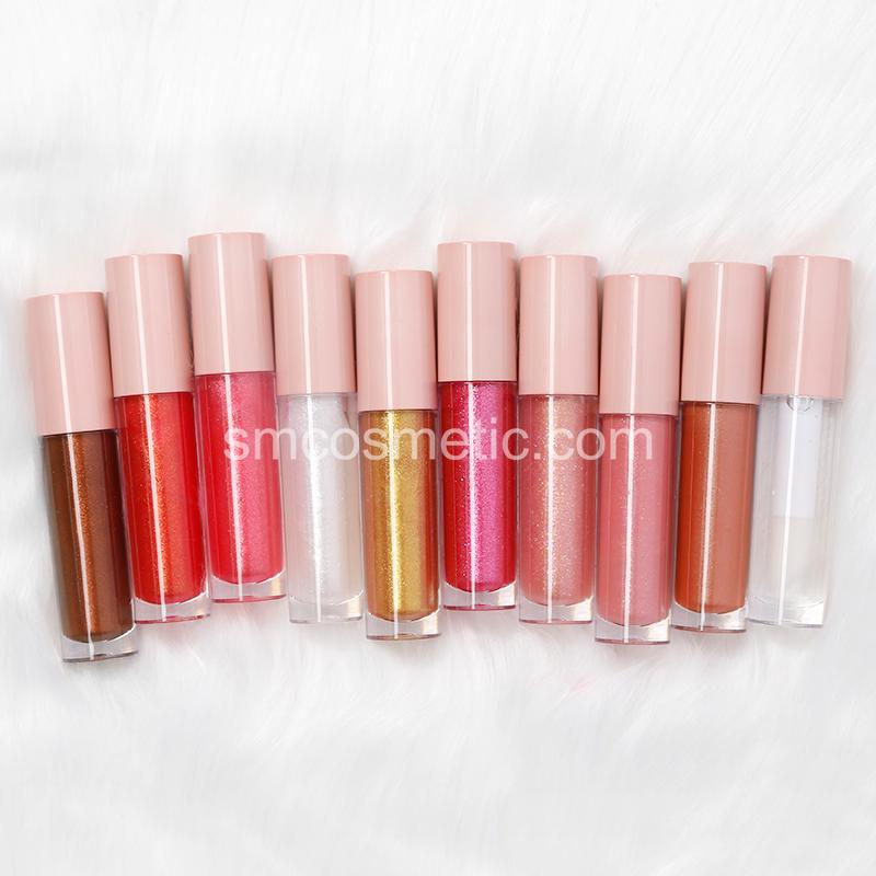Wholesale New Design Mini Lip Gloss Cosmetic Moisturizing Liquid Lip Gloss Plain Glitter Lip Gloss Shiny Lip Gloss