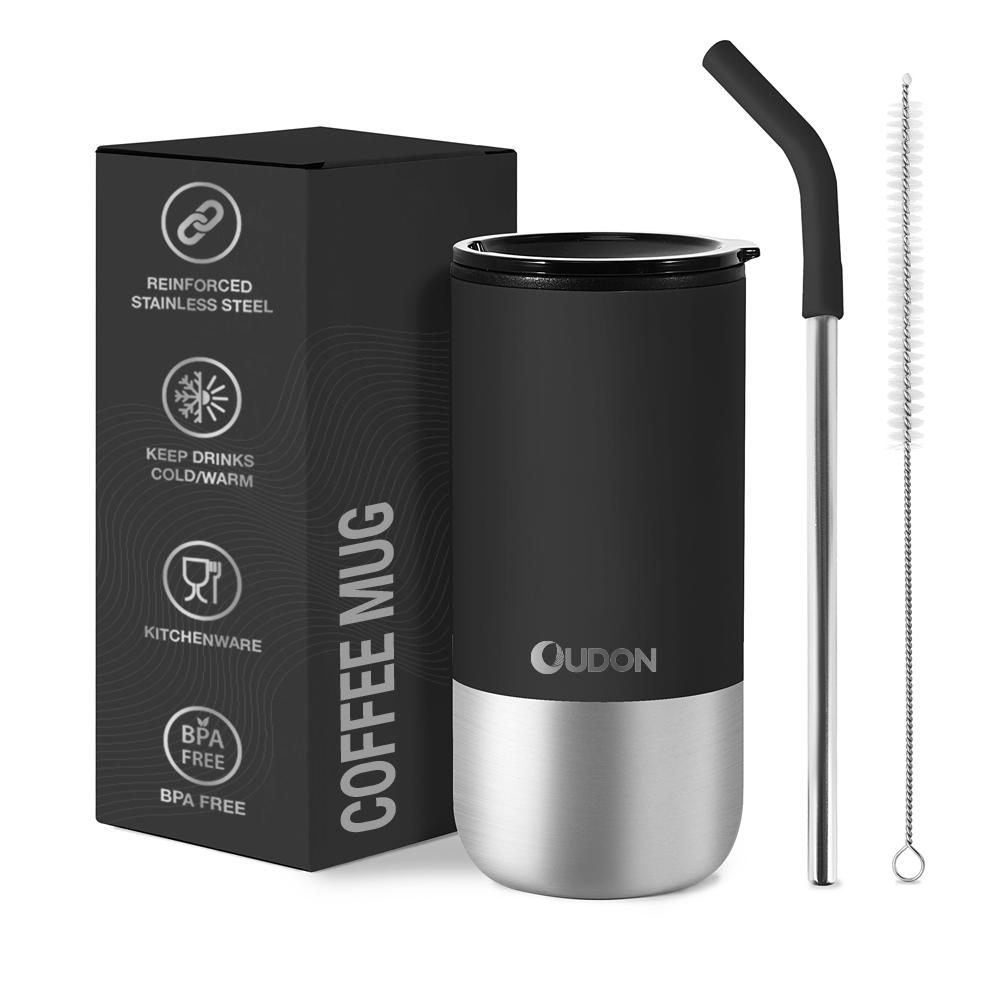 20 Oz Tumbler Coffee Cup Color Metal Drinking Cup Cup Cup Customizable Straw