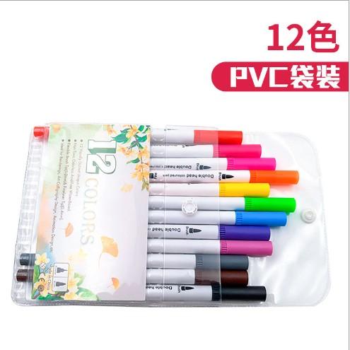 100 Color Double Tip Ink Pen Erasable Mark Pen Children's Highlighter Art Mark Pen With Drawing Pen Suit