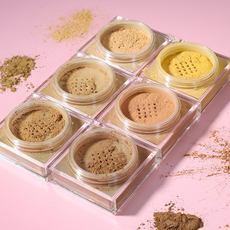OCHAIN OEM Oil Control Waterproof Square Makeup Private Label Loose Styling Powder