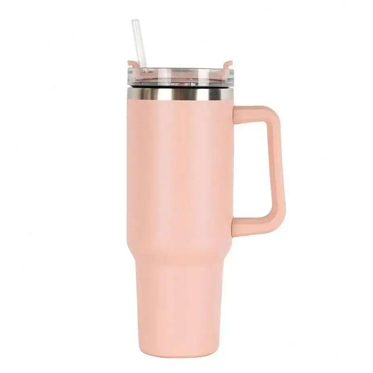 Stanley Cup 40 Oz Custom Logo Stainless Steel Tumbler Travel Mug With Handle, Hello Kitty Cup