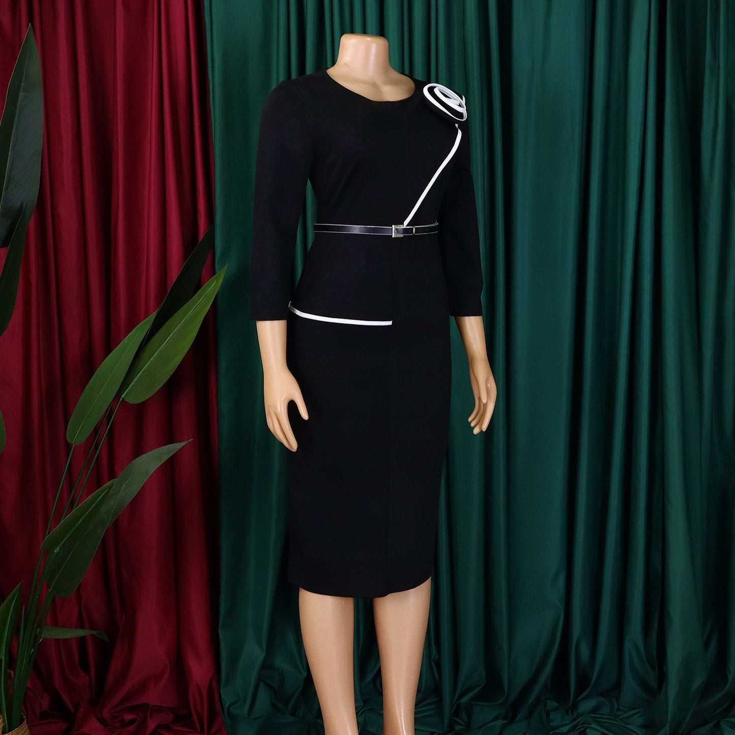 2025 Latest Design Spring Women's Casual Elegant O Collar Long Sleeve Office Women's African Women's Clothing