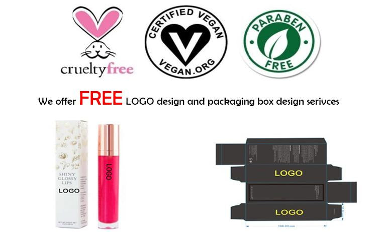 Custom Plump Gloss Lip Gloss Nude Brown Lip Gloss Transparent Glitter Lip Gloss Private Label