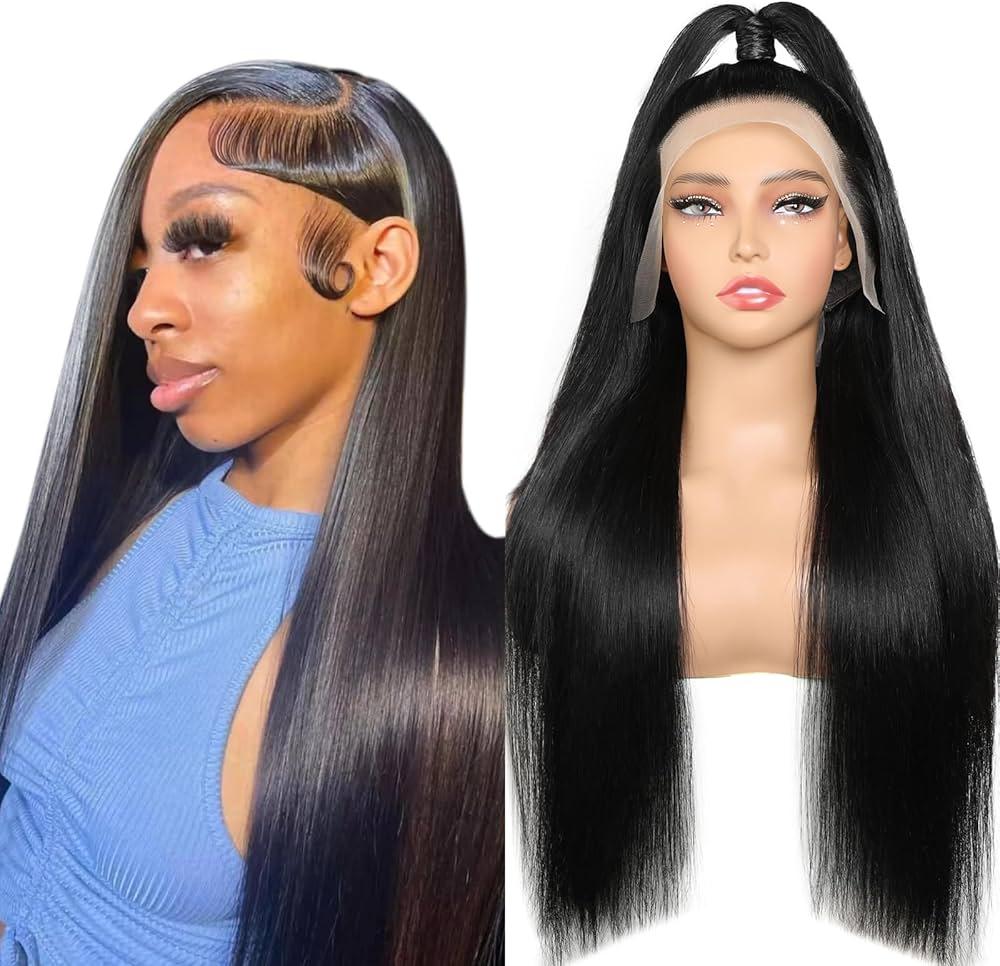 Wholesale Blended Hair Suit 13*4 & 13*6 HD Lace Front Wig Natural Color Body Blended Black Women Wig