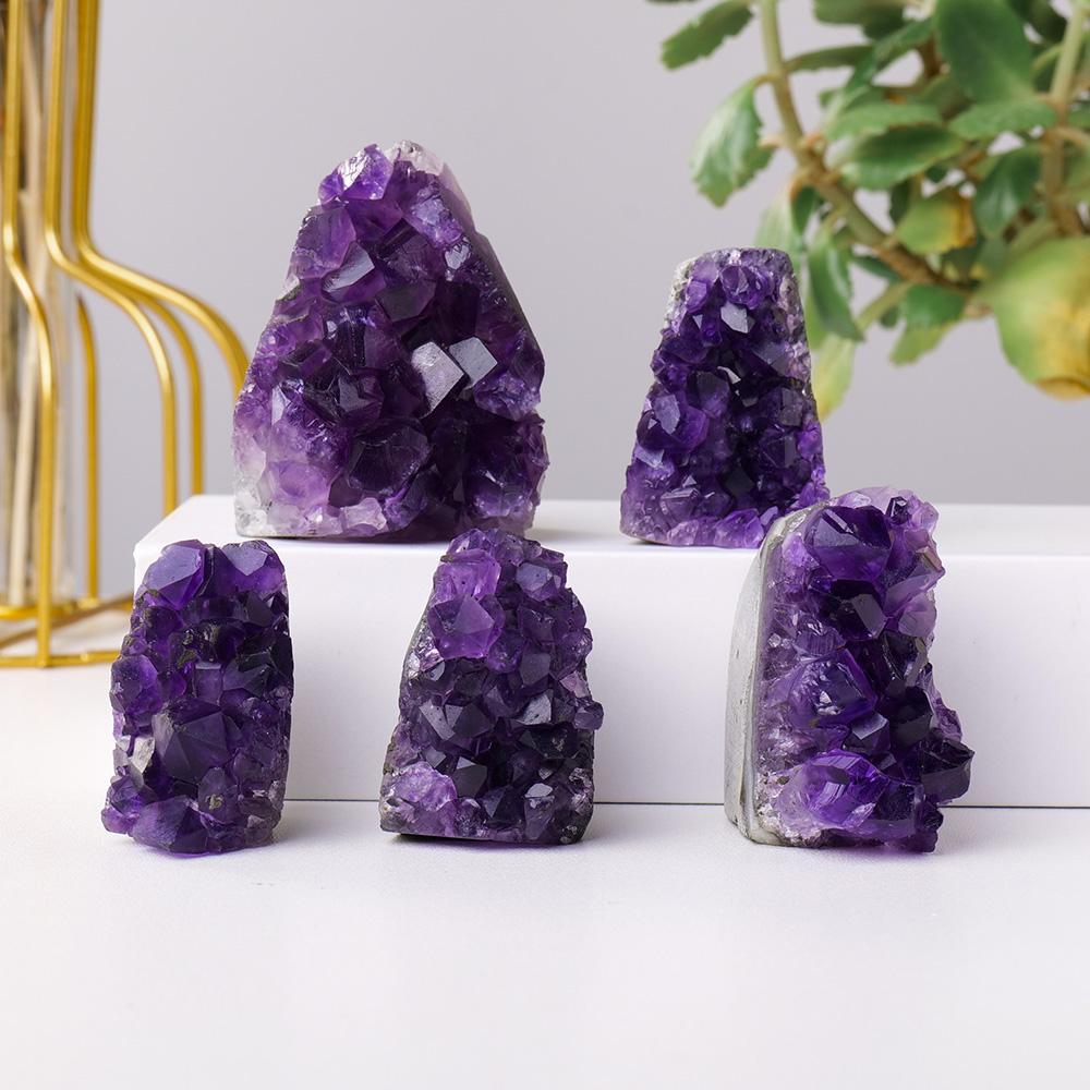 Natural Crystal Stone Lamp Adjustable Brightness Oval Crystal Lamp Crystal Crafts Gifts