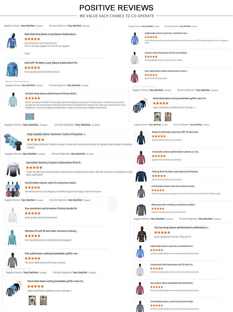 US Size In Stock Blank Wicking Breathable Upf50 Men's Performance Long Sleeve Fishing Shirt