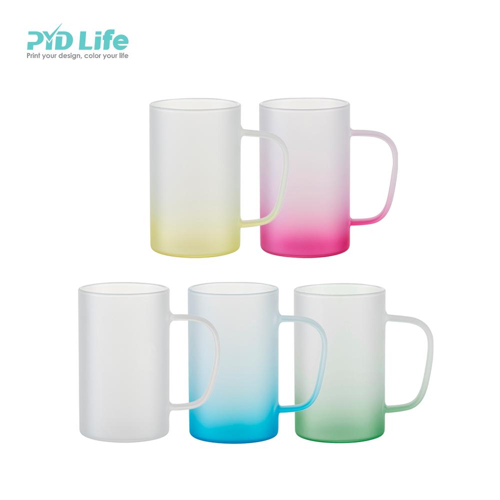 PYD Life 2022 Logo Printing Custom Sublimation Enamel Mug Steel Camping White Coffee Metal Enamel Cup