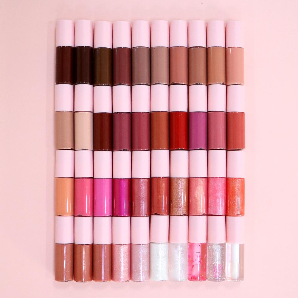 Organic Vegetarian Waterproof Matte Gloss Liquid Lipstick Tube Lip Gloss Lip Supplier Mini Lip Gloss Dropshipping