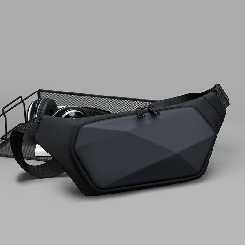 Waterproof Wholesale Men's Chest Bag Anti-theft Sling Bag Travel Nylon Messenger Bag Men's Hard Shell