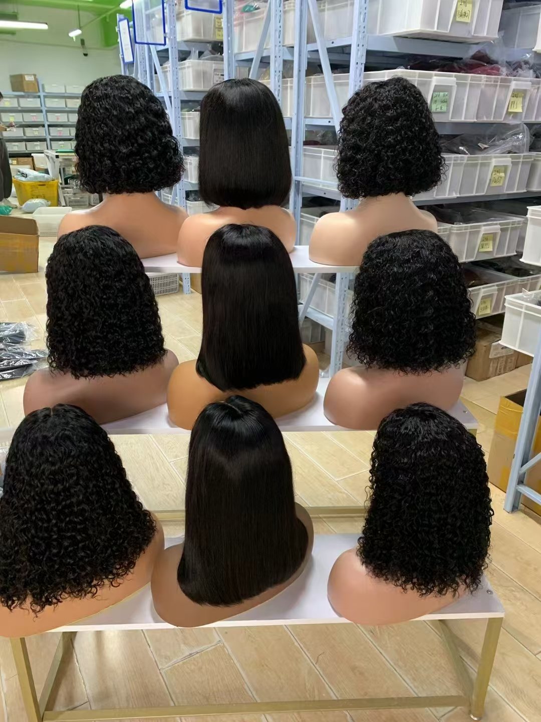 Ready Stock Human Hair Wig And Toupee Color Ring Set
