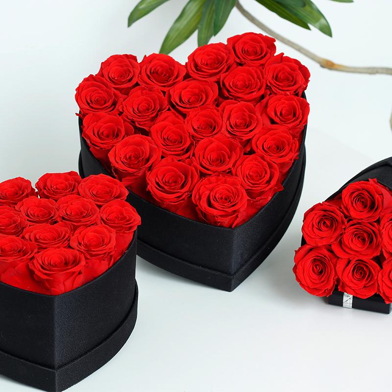 Wholesale Valentine's Day Christmas Gifts Eternal Flowers Permanent Natural Preservation Flowers Eternal Fresh Box Rose