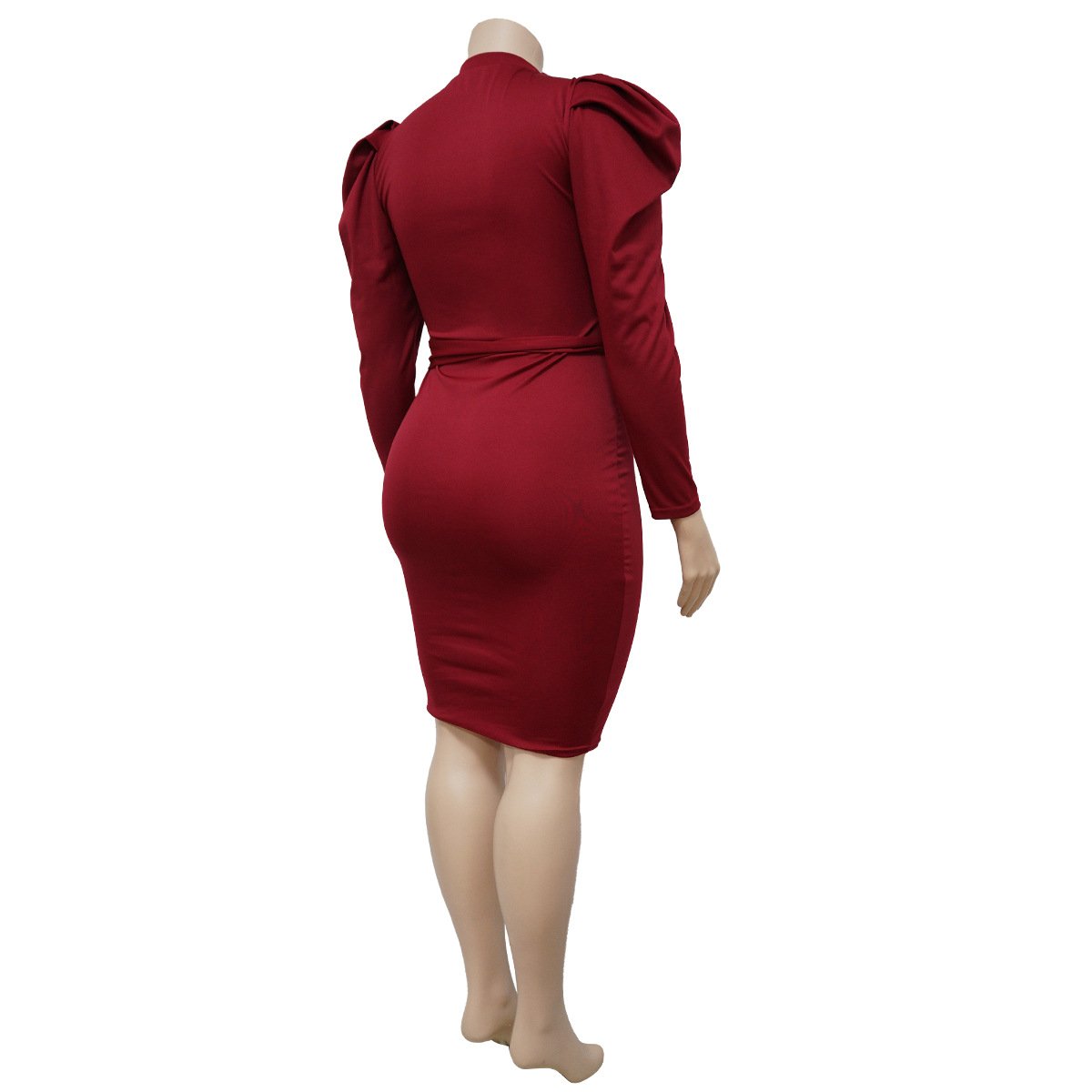 2021 Women's Long Sleeve Casual Tights Plus Size Dress Women's Clothing Plus Size Women's Dress