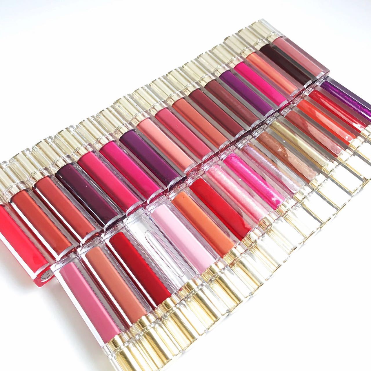 Wholesale Waterproof Gloss Lip Gloss Private Label Transparent Matte Glitter Vegetarian Gloss Lip Gloss