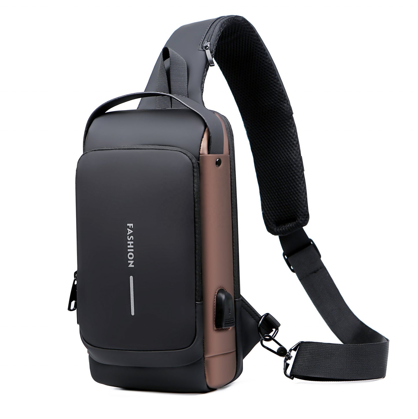Hot Sale Crossbody Bag Chest Bag With USB And Password Lock Anti-theft Shoulder Bag Fashion Sling Bag Waterproof Custom Logo Men