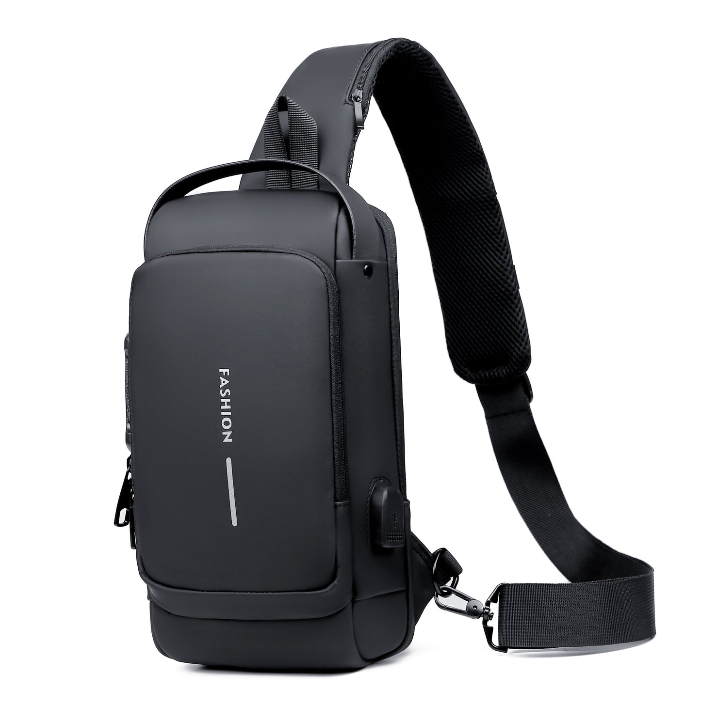 Hot Sale Crossbody Bag Chest Bag With USB And Password Lock Anti-theft Shoulder Bag Fashion Sling Bag Waterproof Custom Logo Men