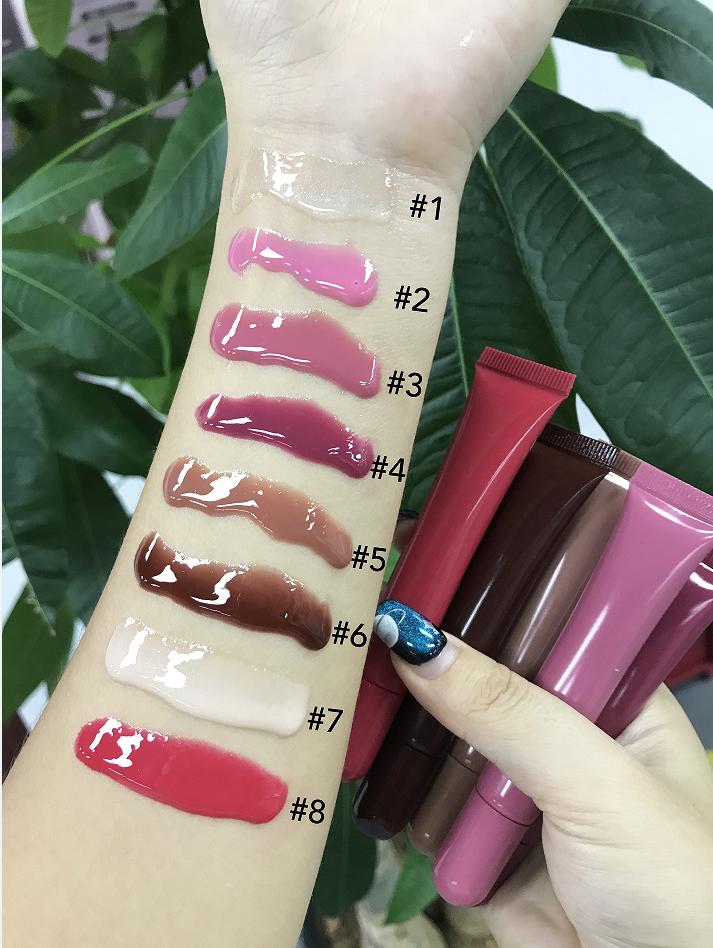 Wholesale Custom OEM Private Label Gloss Lip Gloss Color Vegetarian Plump Mineral Liquid Lip Oil Wholesale Custom Lip Gloss