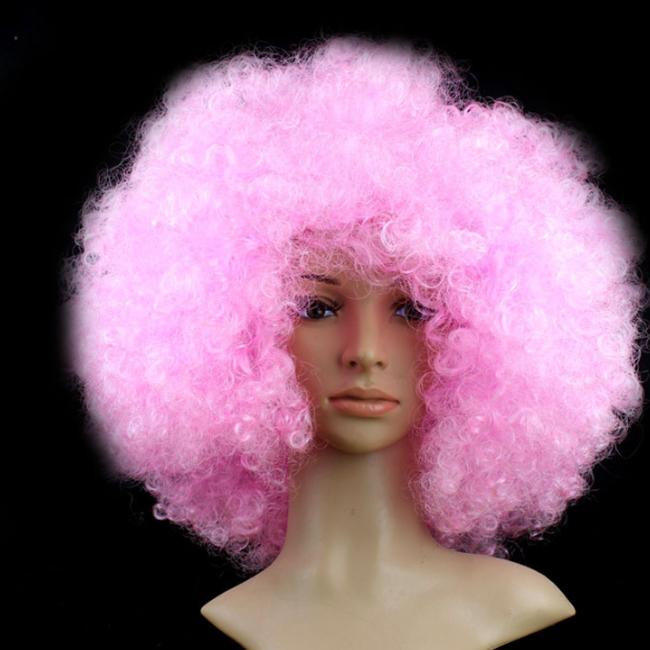 Short African Style Abnormal Curly Hair Suit Explosions Head Actor's Ball Party American High Temperature Silk Synthetic Fiber Fan Hair