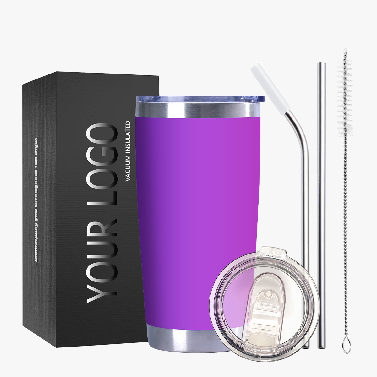 20 Oz Tumbler Stainless Steel Travel Mug Vacuum Cup
