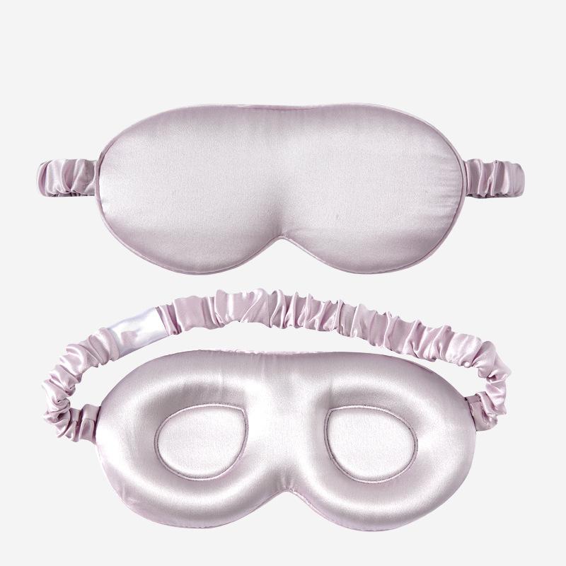 22 Momme 100% Silk Eye Mask With Adjustable Strap 3D Contour Sleep Eye Mask Silk Eye Mask Accessories