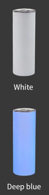 American Warehouse 20 Oz Fluorescent Stainless Steel Glow In The Dark Sublimation Slimming Tumbler Blank Luminous Paint Straight Cup