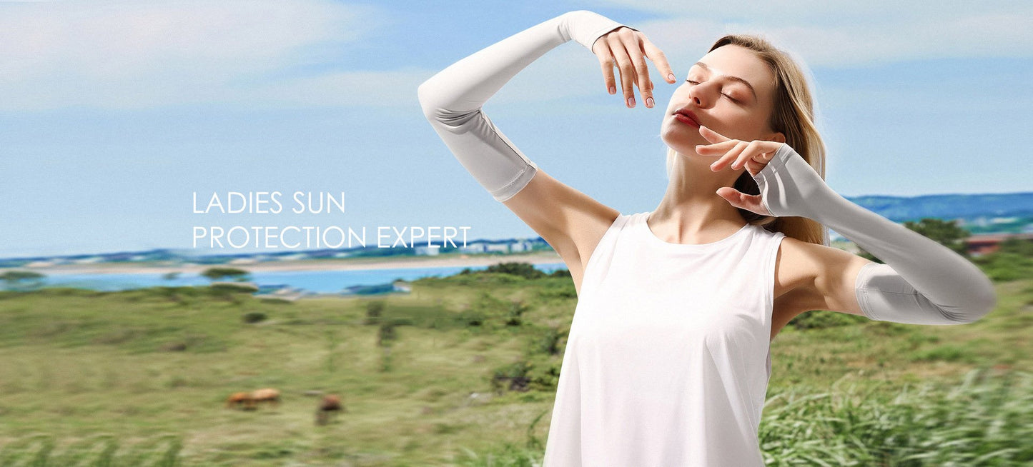Anti-ultraviolet Cooling Men And Women Custom Logo Protection Outdoor Sports Arm Cover