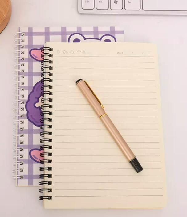 Custom Pattern School Supplies Spiral Personalized Notebook, China Paper Hardcover Notebook