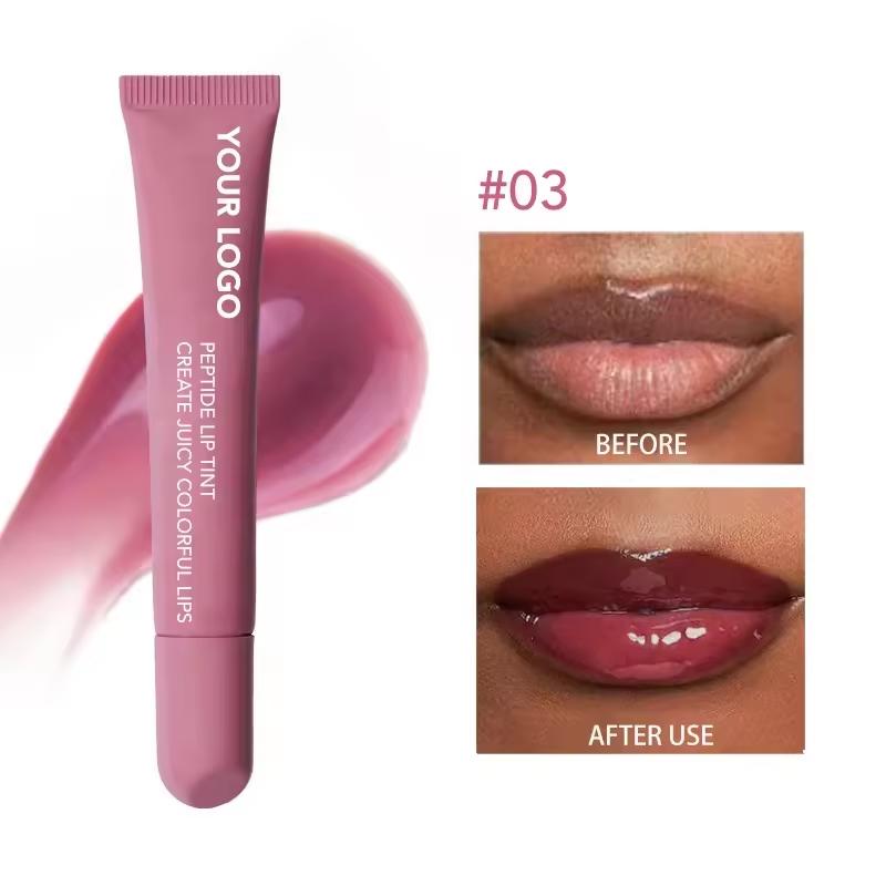 Wholesale Custom OEM Private Label Gloss Lip Gloss Color Vegetarian Plump Mineral Liquid Lip Oil Wholesale Custom Lip Gloss