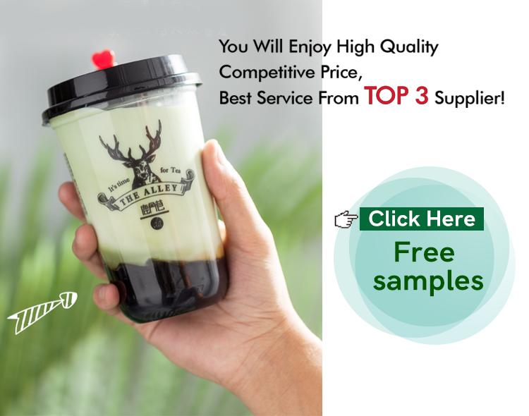 500 Ml Film Inner Pp Cup Custom Logo U Shape Disposable Milk Tea Plastic Pp Cup