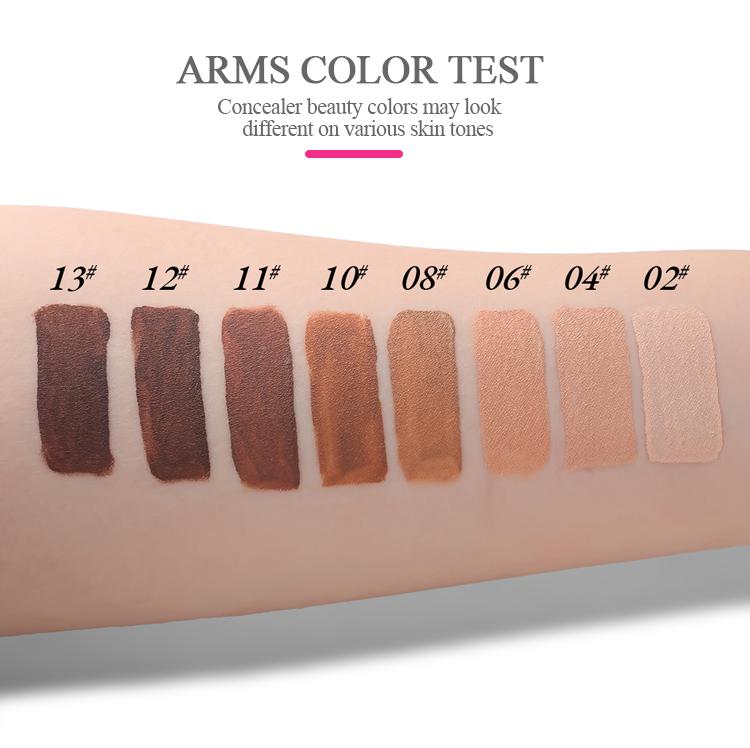 Waterproof Cover Point Liquid Concealer Waterproof Full Cover Matte Concealer