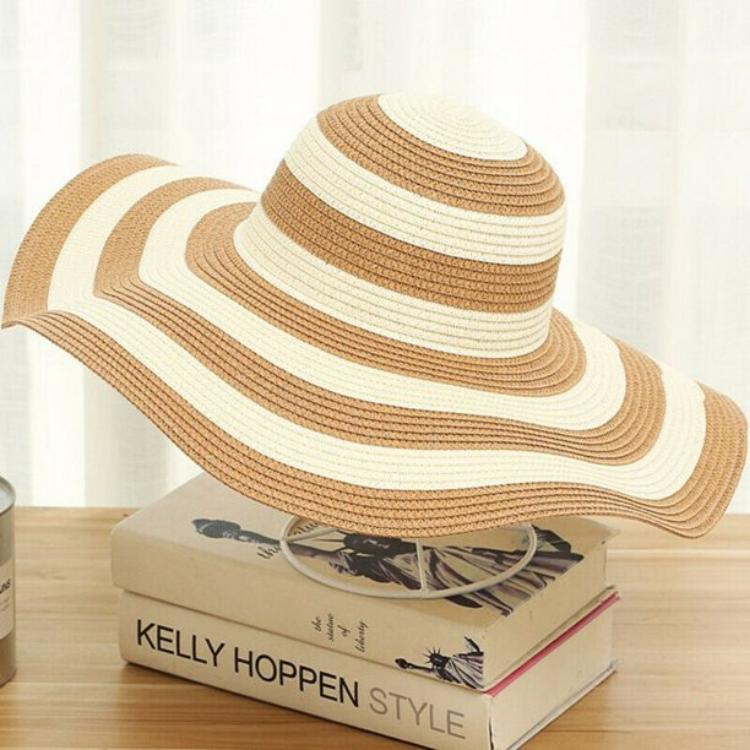 Summer Big Straw Hat Women Wide Brimmed Sun Protection Lady, Female Traveler Can Pack Sun Hat Wholesale In Vietnam