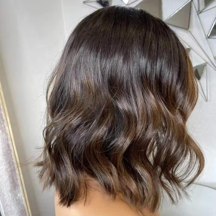 2024 New To 100% European Silk Top Human Hair Top Kosher Wig Air Dry Straight