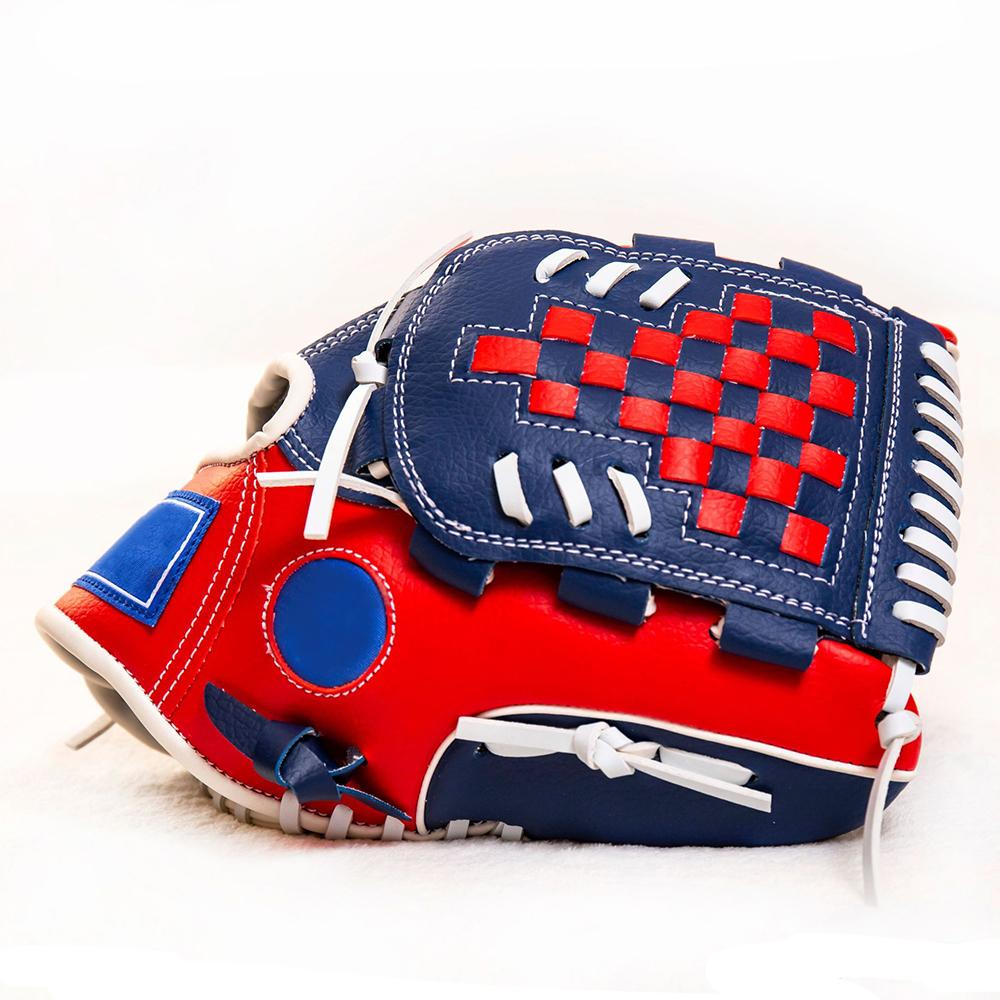 MOZKUIB Factory Price PU/PVC Leather Baseball Game Gloves Batting Catch Gloves