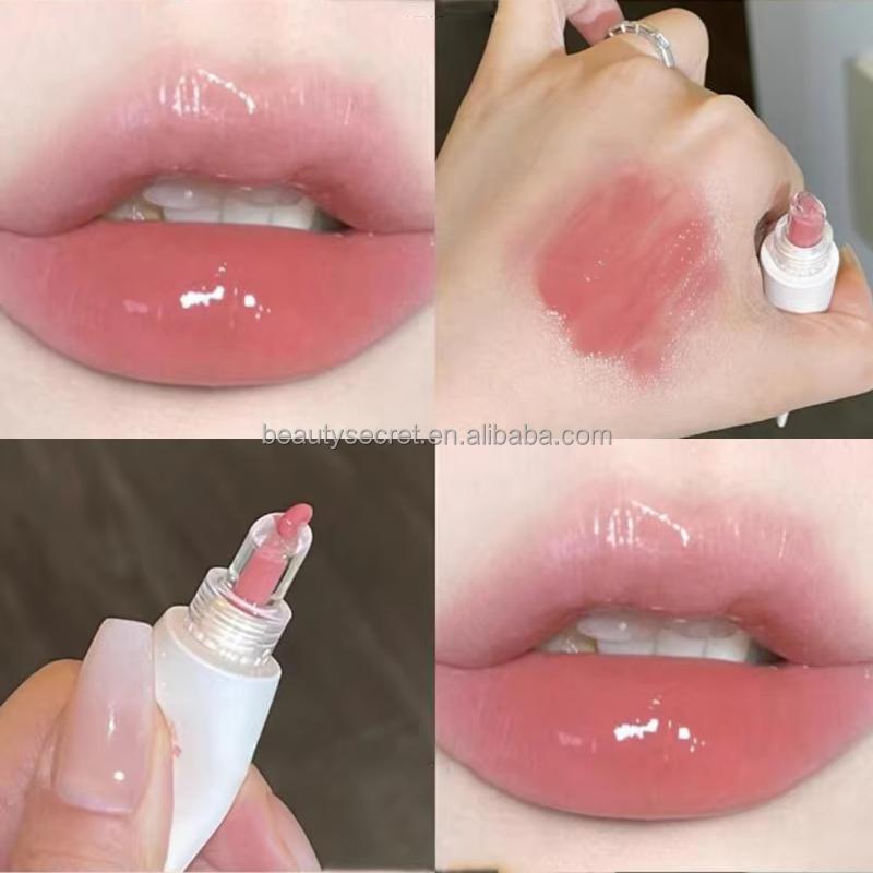High Pigment Private Label Shiny Lip Gloss Moisturizing Lip Balm Moisturizing Custom Logo Lip Gloss