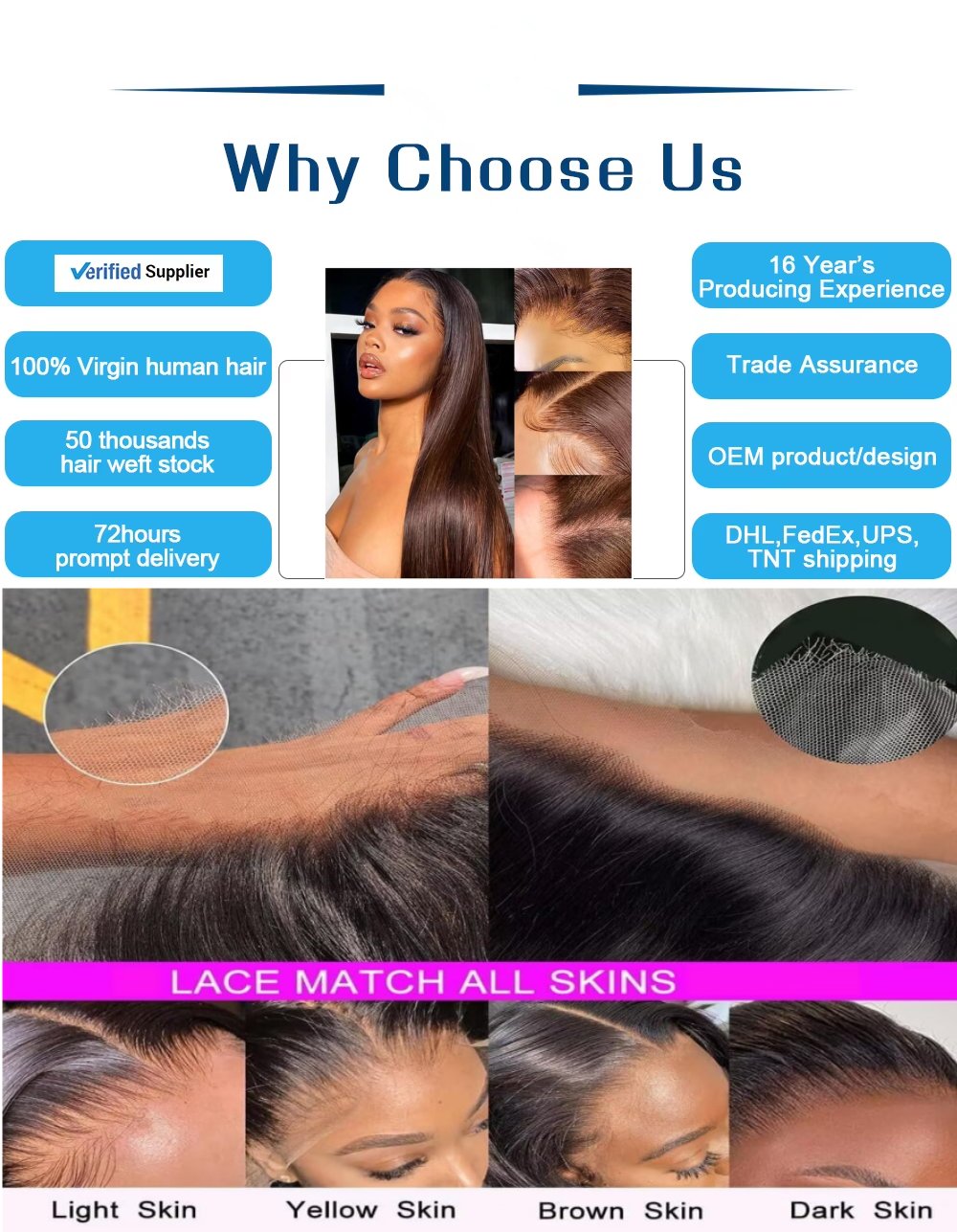 Brazilian Human Hair Bundle And Closed Suit Belt T Part Lace Closed Suit Human Hair Extension