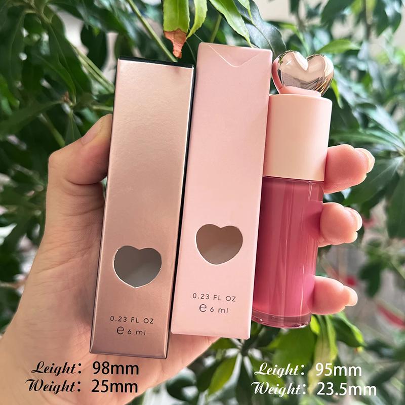 Vegetarian Waterproof Matte Liquid Lipstick Gloss Lip Gloss Custom Your Logo High Quality Heart Shape Lip Gloss Tube DIY Lip Gloss