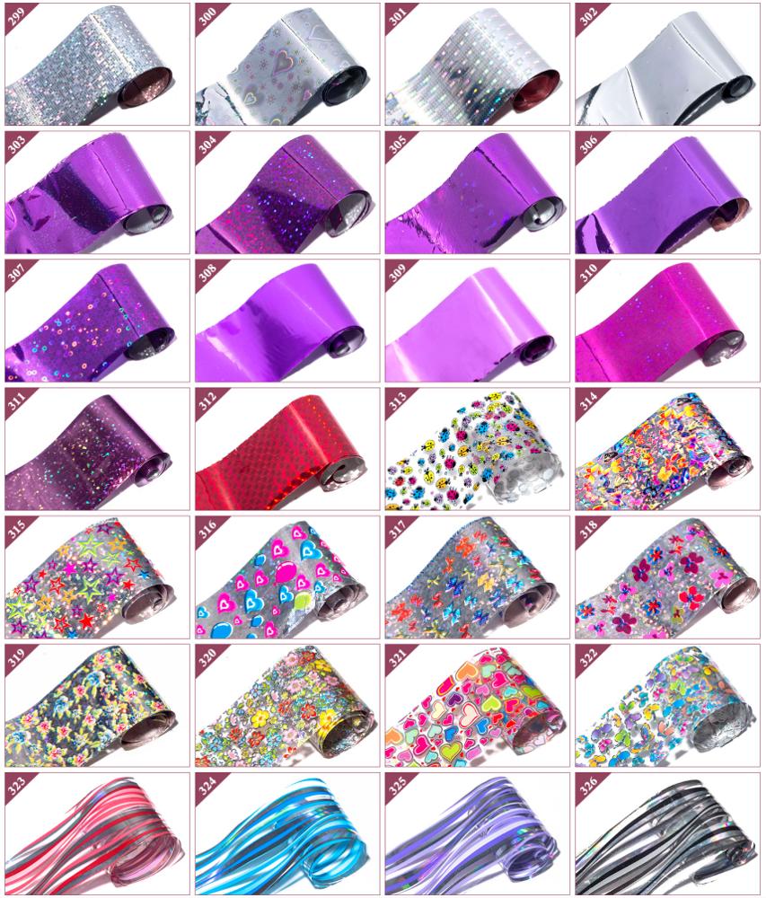 Wholesale Over 400 Design Plastic Paper Nail Transfer Foil Sticker Decals In Stock