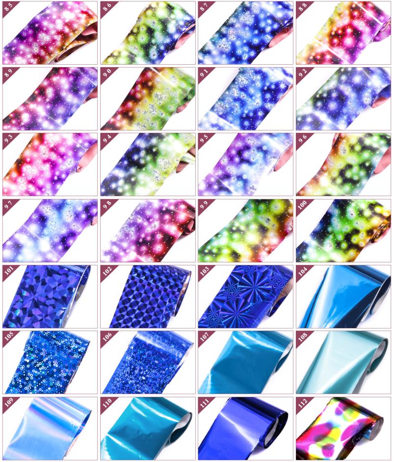 Wholesale Over 400 Design Plastic Paper Nail Transfer Foil Sticker Decals In Stock