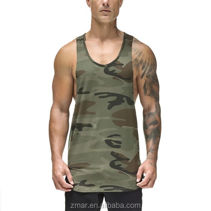 Men's Sleeveless Gym Top Custom Logo High Quality Soft Sweat Wicking Men's Vest