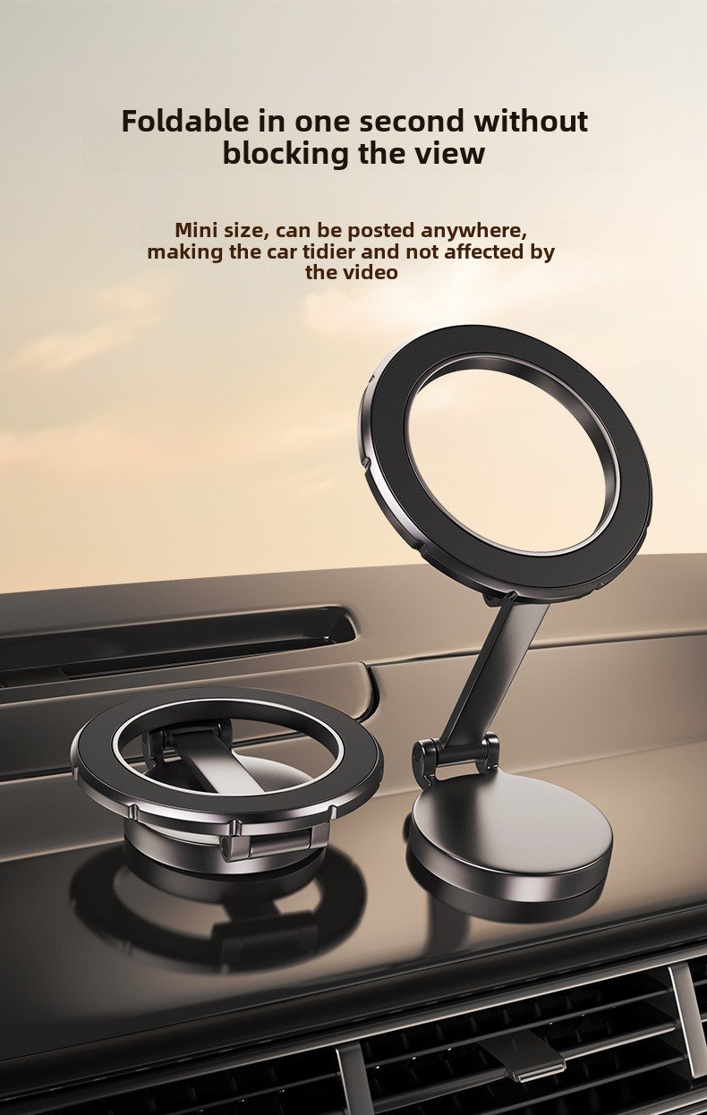 810 ° Rotating Folding Magnetic Car Phone Holder Dashboard Magnetic Belt Navigation Holder Car Holder Customized Logo