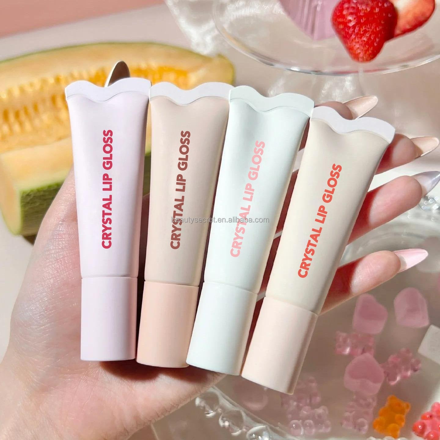 High Pigment Private Label Shiny Lip Gloss Moisturizing Lip Balm Moisturizing Custom Logo Lip Gloss