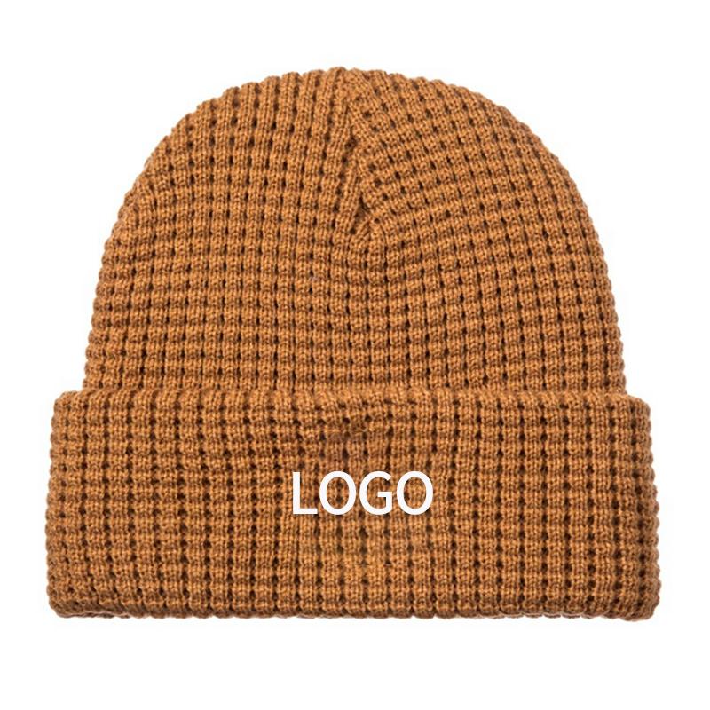 Fashion Autumn Hat Knitted Warm Scarf Men's Women's Wool Skateboard Unisex Hat Winter Knitted Hat Fleece Hat