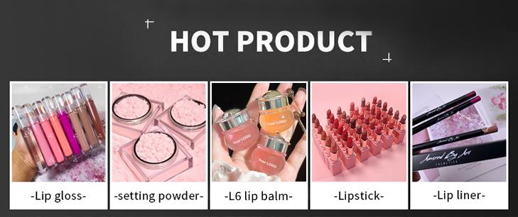 Low MOQ Matte Waterproof Cosmetic Makeup Private Label Vegetarian Pink Loose Style Powder