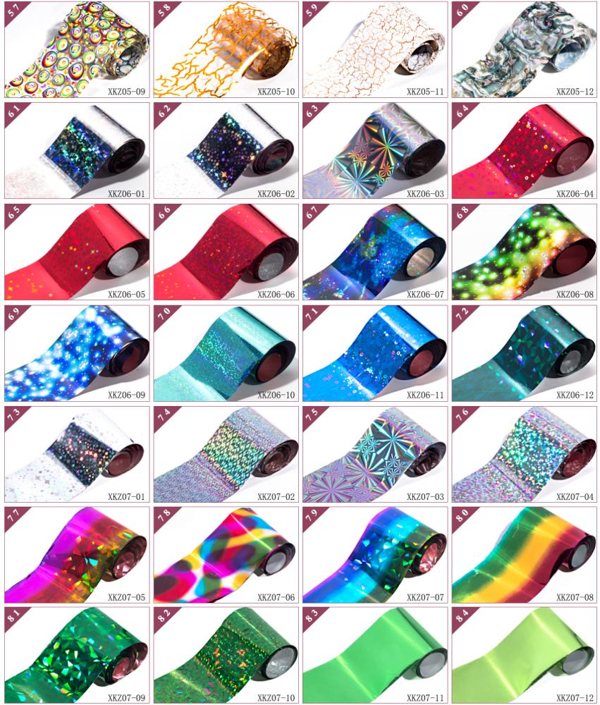 Wholesale Over 400 Design Plastic Paper Nail Transfer Foil Sticker Decals In Stock