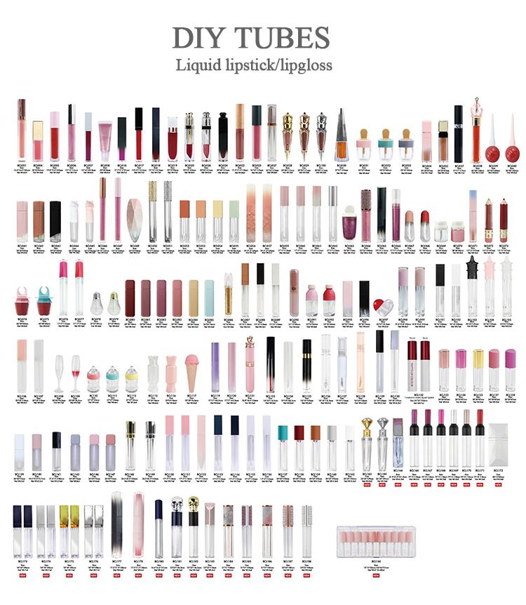 Cosmetic Lip Gloss Packaging Supplier Hot Sale Liquid Lipstick Fashion Bulk Custom Logo Matte Lip Gloss Suit