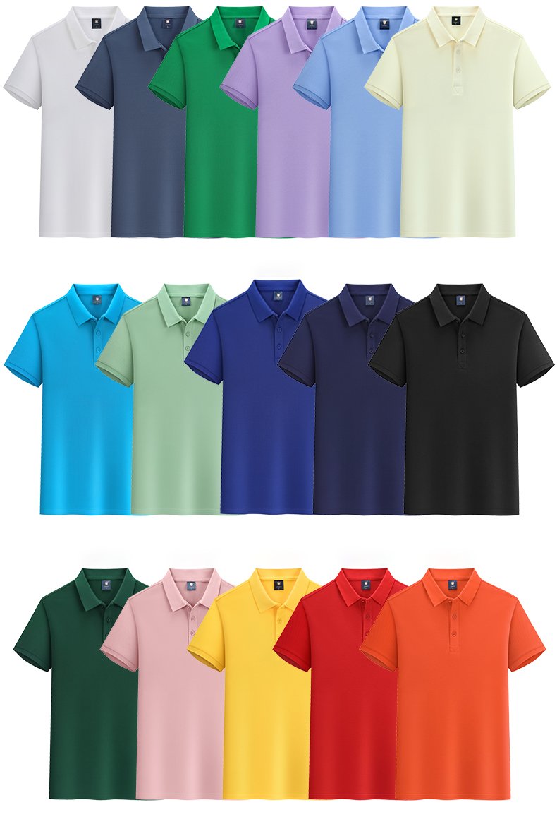 Golf Clothing Embroidery Printing Custom Design Pure White Black Cotton Polyester Dry Fit Blank Men's Women's Golf Polo T-Shirt